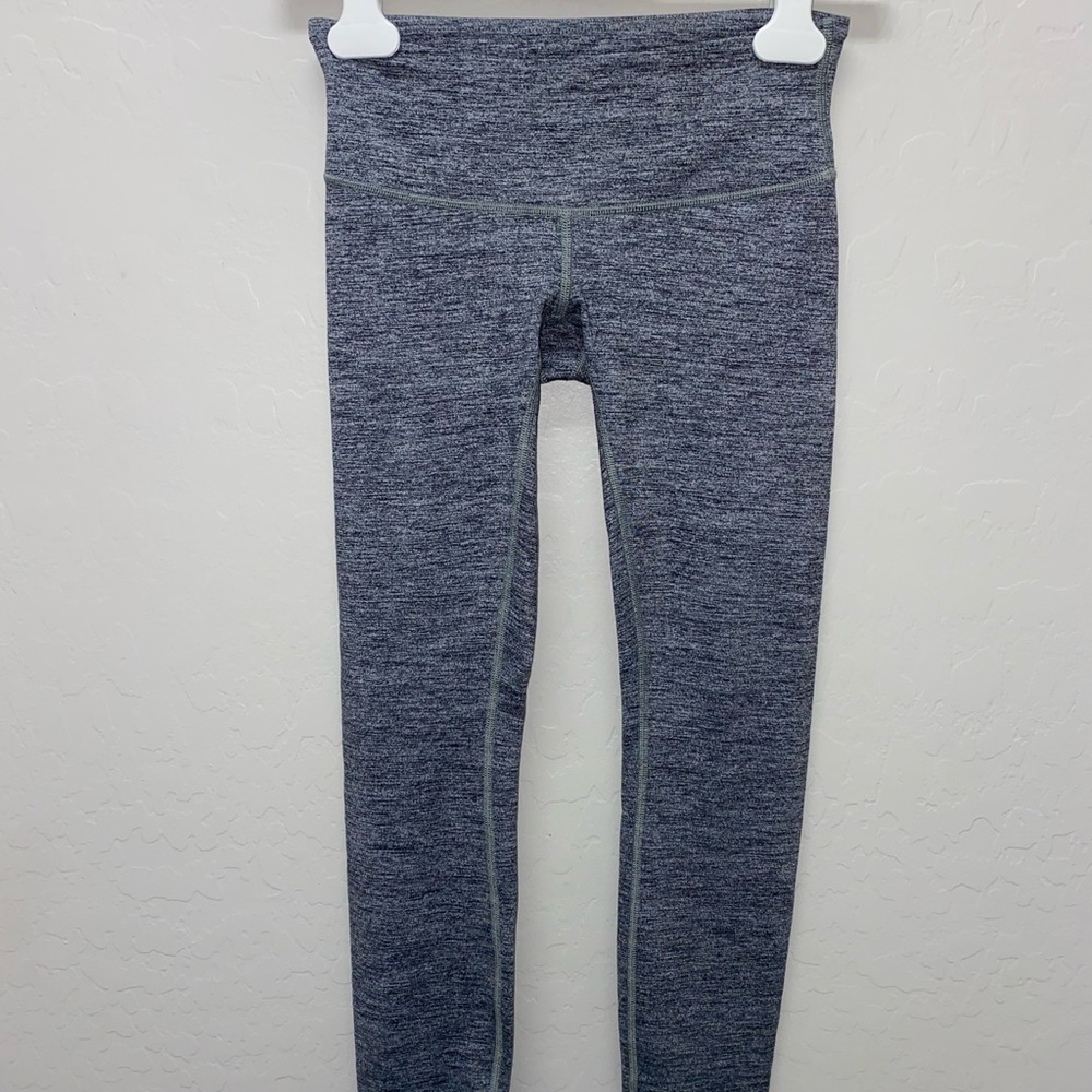 Heathered Grey High Rise Wunder Under Lululemon